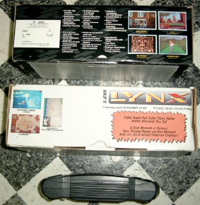 View at the front side of a Lynx II box